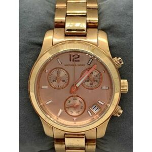 Michael Kors MK5430 Women's Watch Chronograph Rose Gold Stainless Steel D228